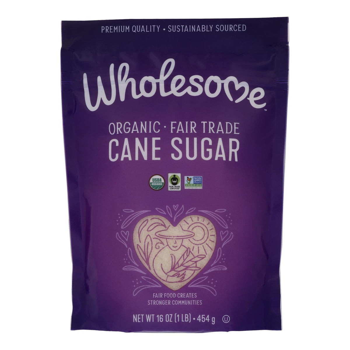 Organic Unrefined Sugar, Milled - 12 Lbs Case