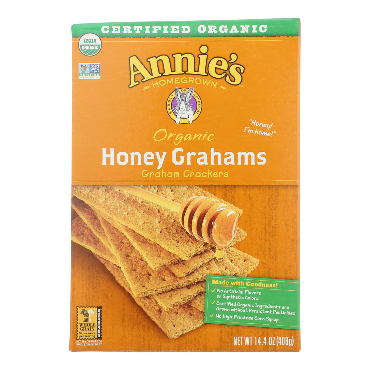 Annie's Organic Honey Graham Crackers, 12 Pack, 14.4 Oz
