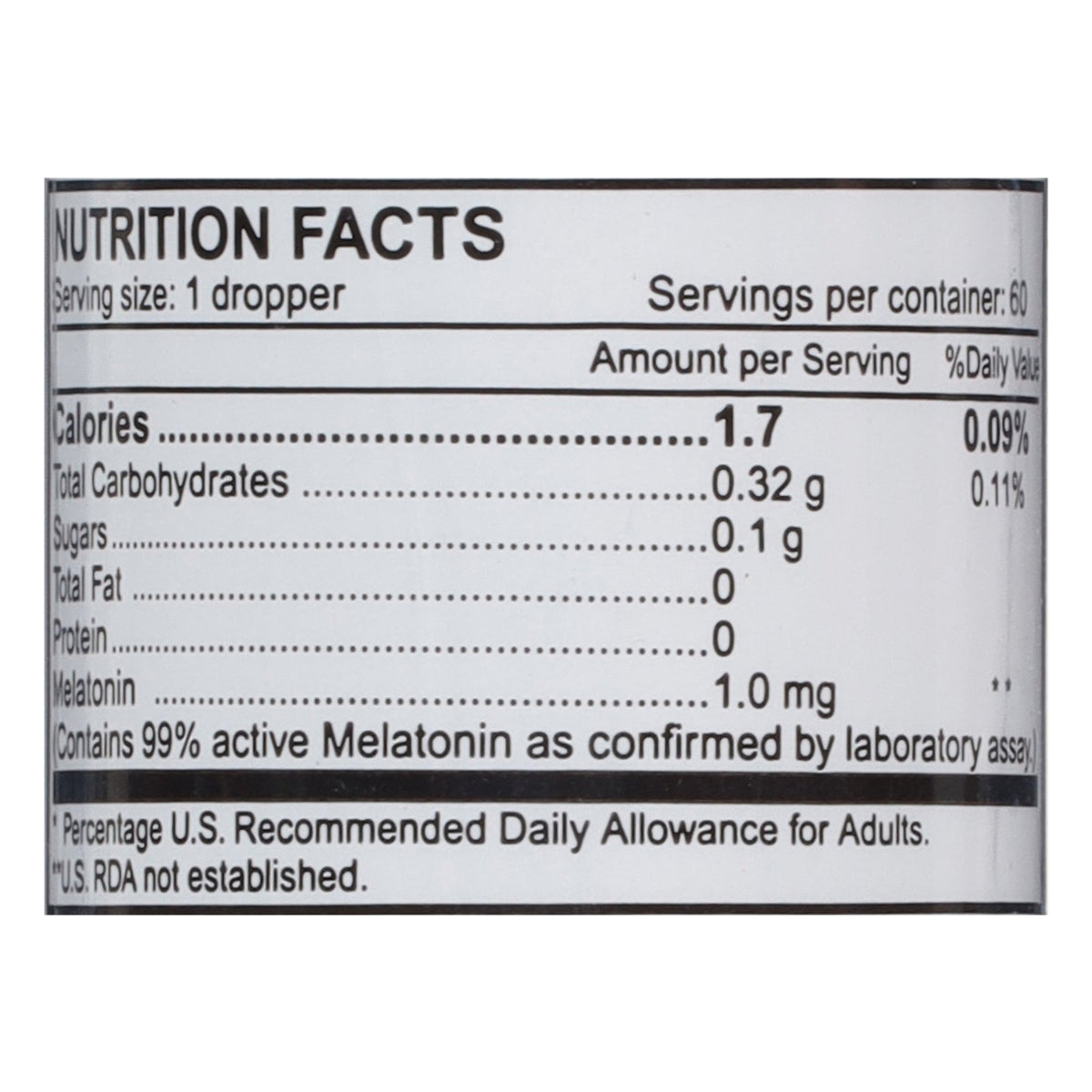 Sublingual Products Melatonin Solution - 2 Fl Oz