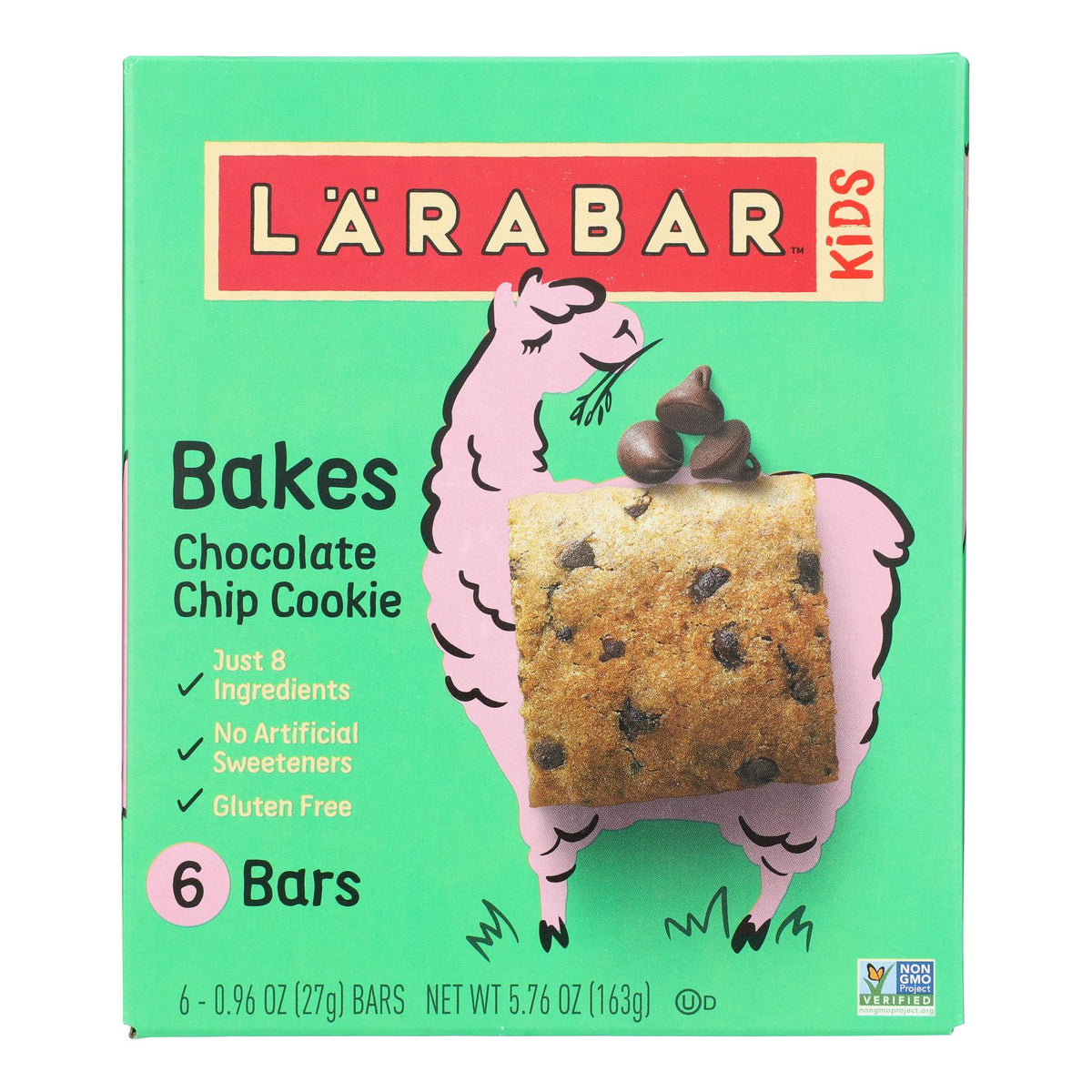 Larabar Kids Chocolate Chip Cookie Bars - 8 Pack