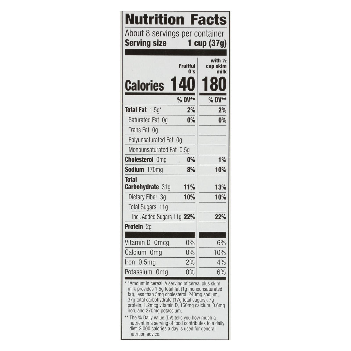 Cascadian Farm Organic Fruitful Os Cereal, 10 Pack