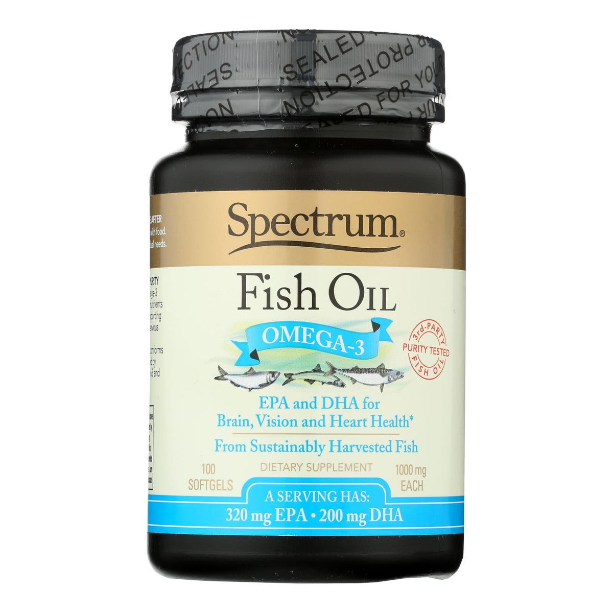 Spectrum Essentials Omega-3 Fish Oil Dietary Supplement - 1 Each - 100 Cap