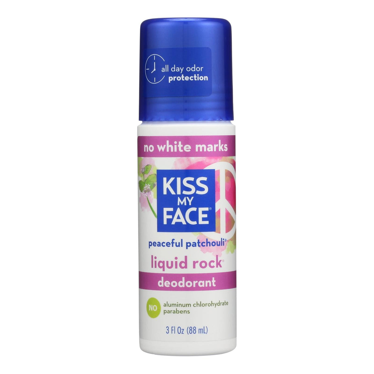 Kiss My Face Roll-On Deodorant Patchouli 3 Fl Oz