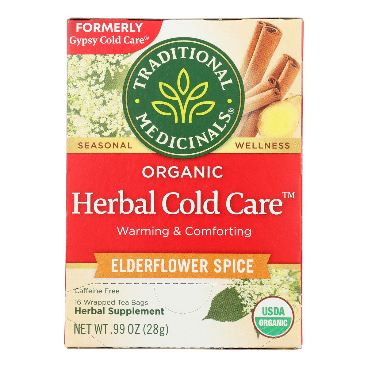 Gypsy Cold Care Herbal Tea - 16 Bags, Pack of 6