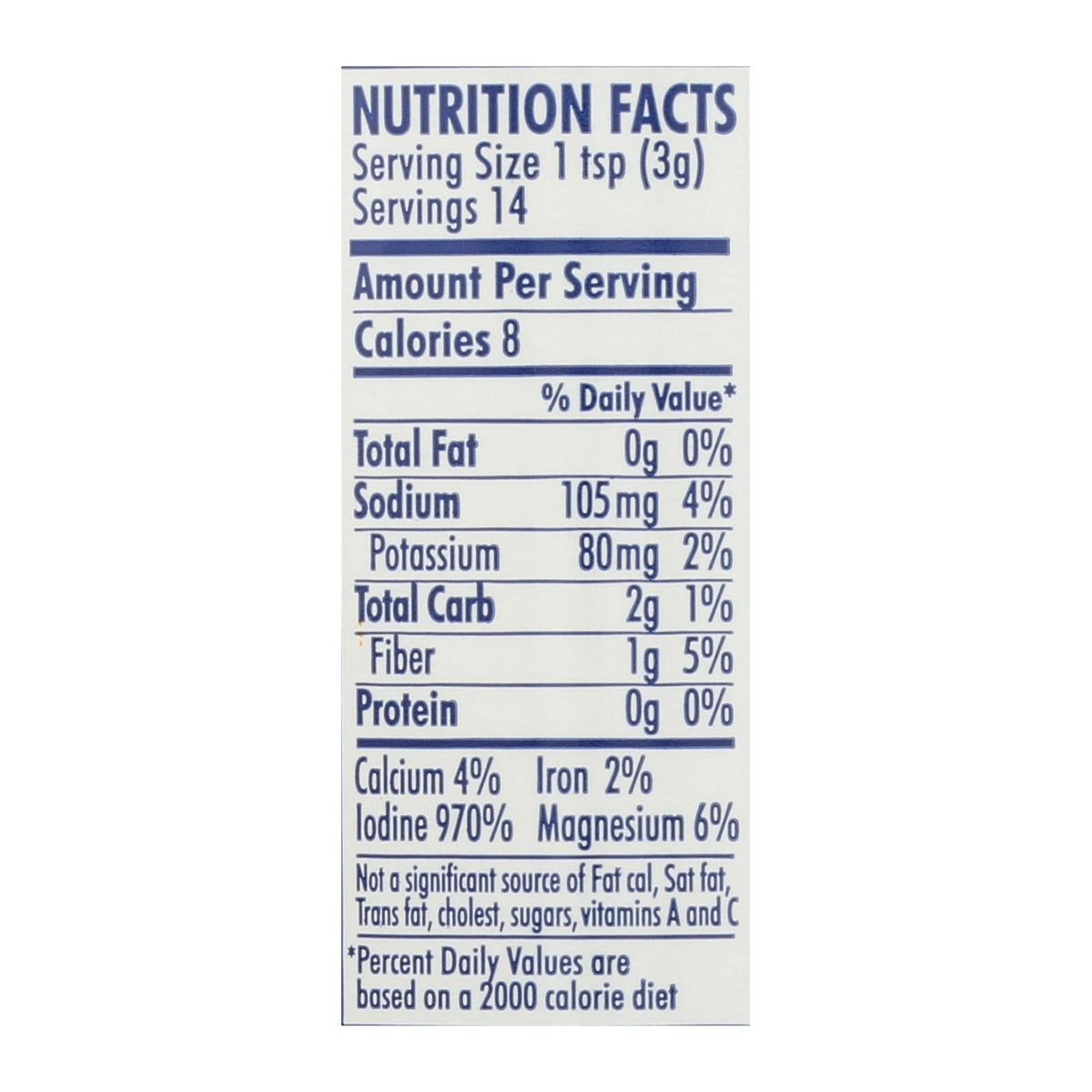 Organic Kelp Granules - 1.5 oz Shaker