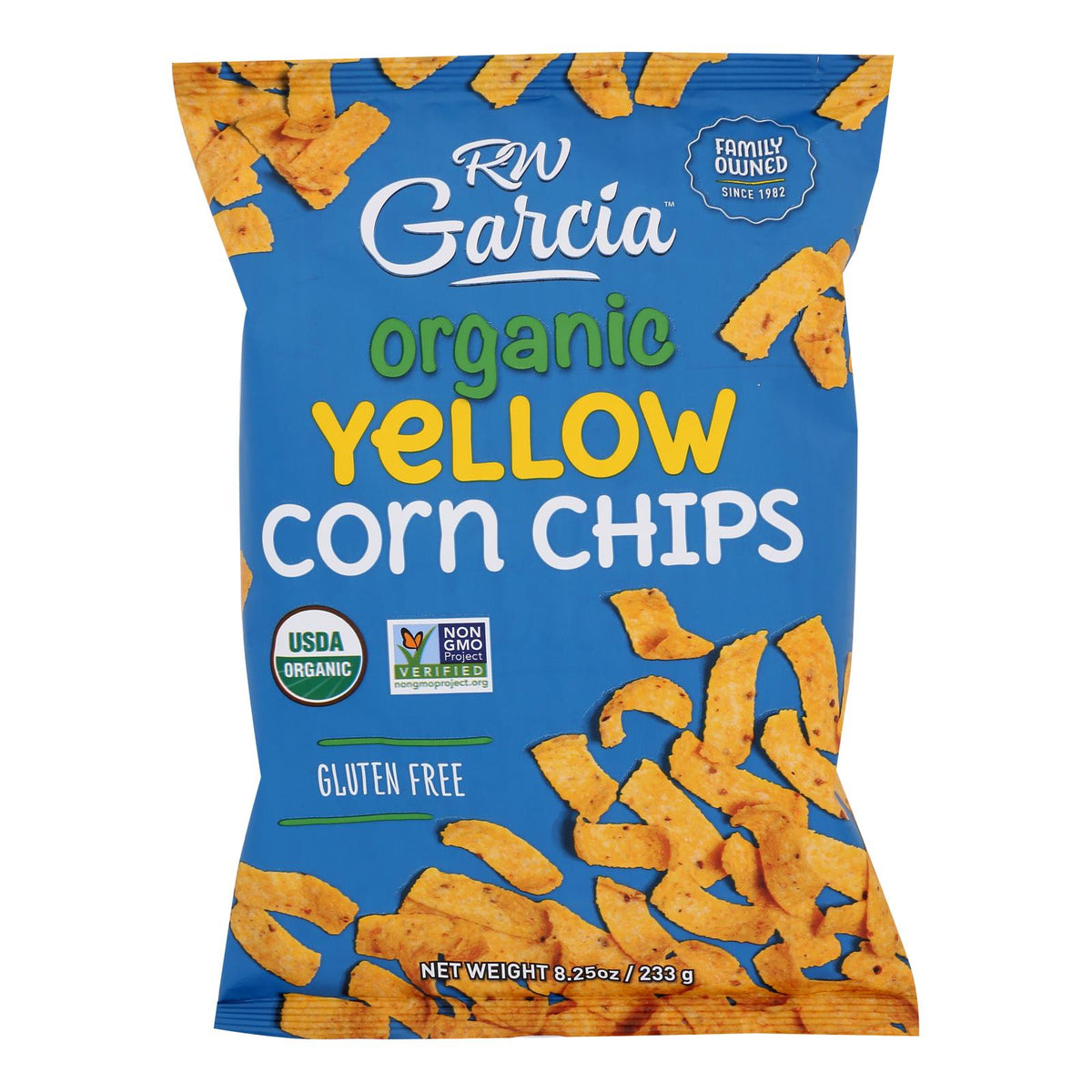 R. W. Garcia Organic Yellow Corn Chips, 12 Pack