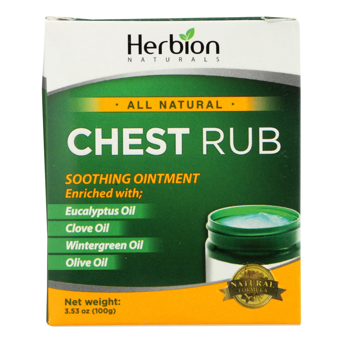 Herbion Naturals Chest Rub Ointment - 3.53 Oz