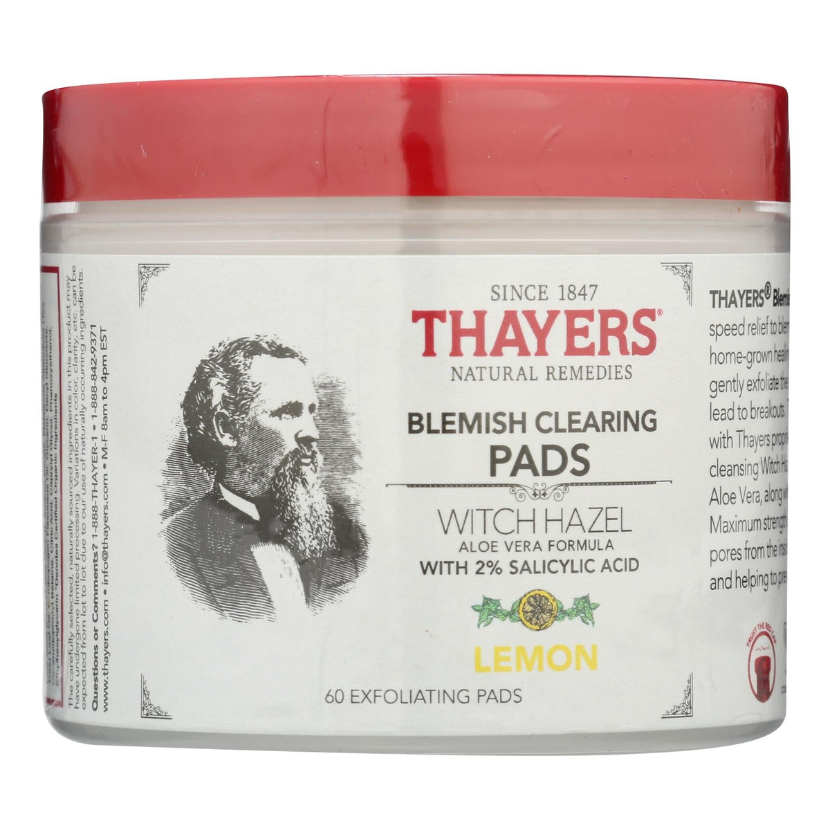 Thayers - Pads Blemish Clearing - EA of 1-60 CT