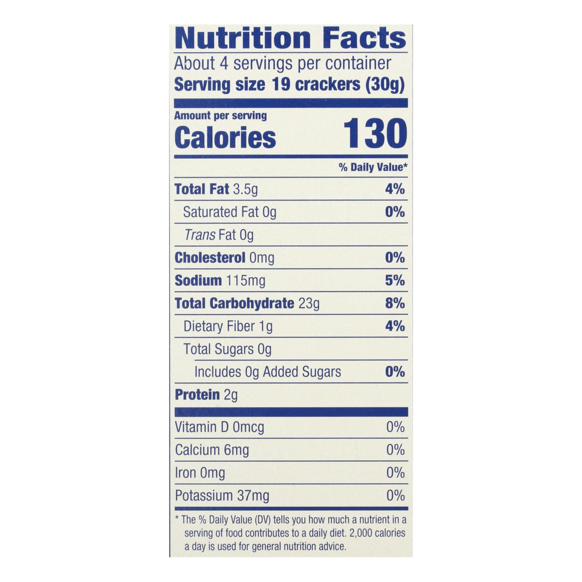 Blue Diamond - Nut Thins - Pecan - Case Of 12 - 4.25 Oz.