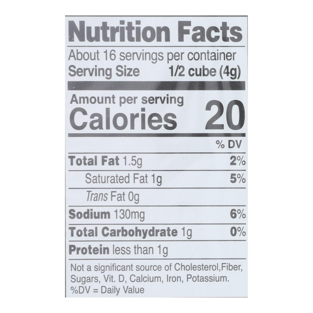 Edwards & Sons Veggie Bouillon Cubes, Low Sodium, 2.2 oz, 12-Pack