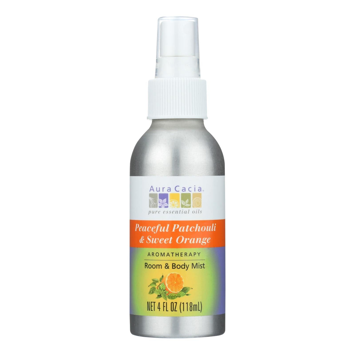 Aura Cacia Patchouli Orange Aromatherapy Mist 4 Fl Oz