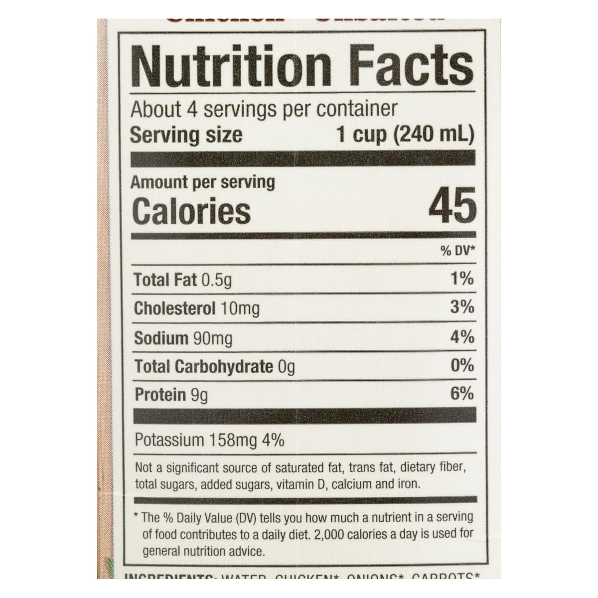 Pacific Natural Chicken Bone Broth, 12 x 32 Fl Oz Case