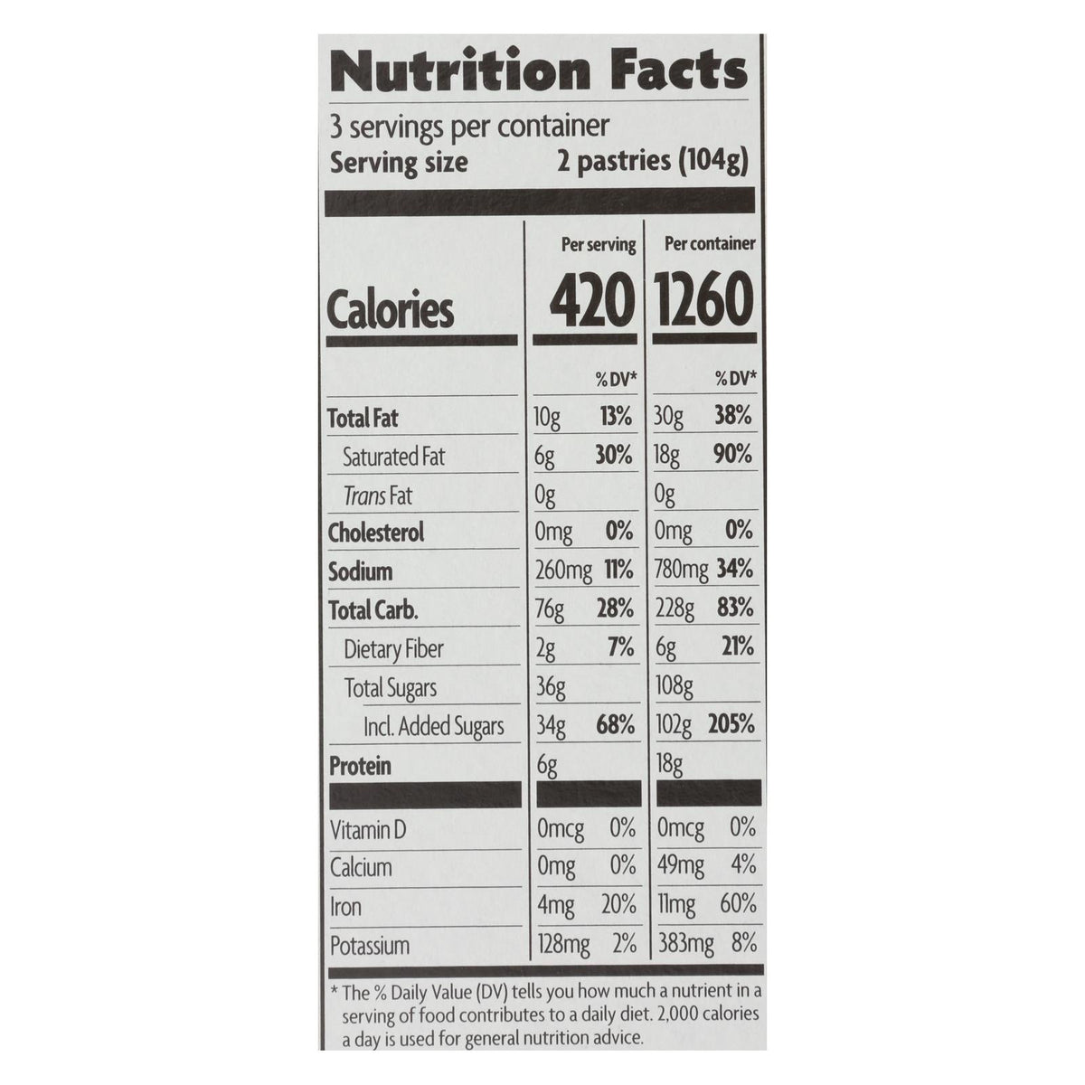 Nature's Path Organic Wildberry Acai Toaster Pastries 12pk