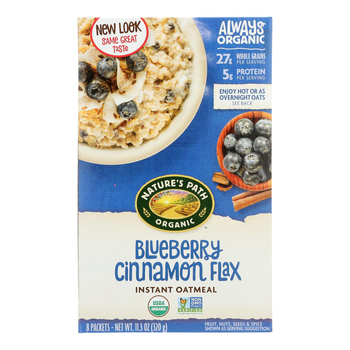 Nature's Path Organic Blueberry Cinnamon Flax Cereal, 6-pack