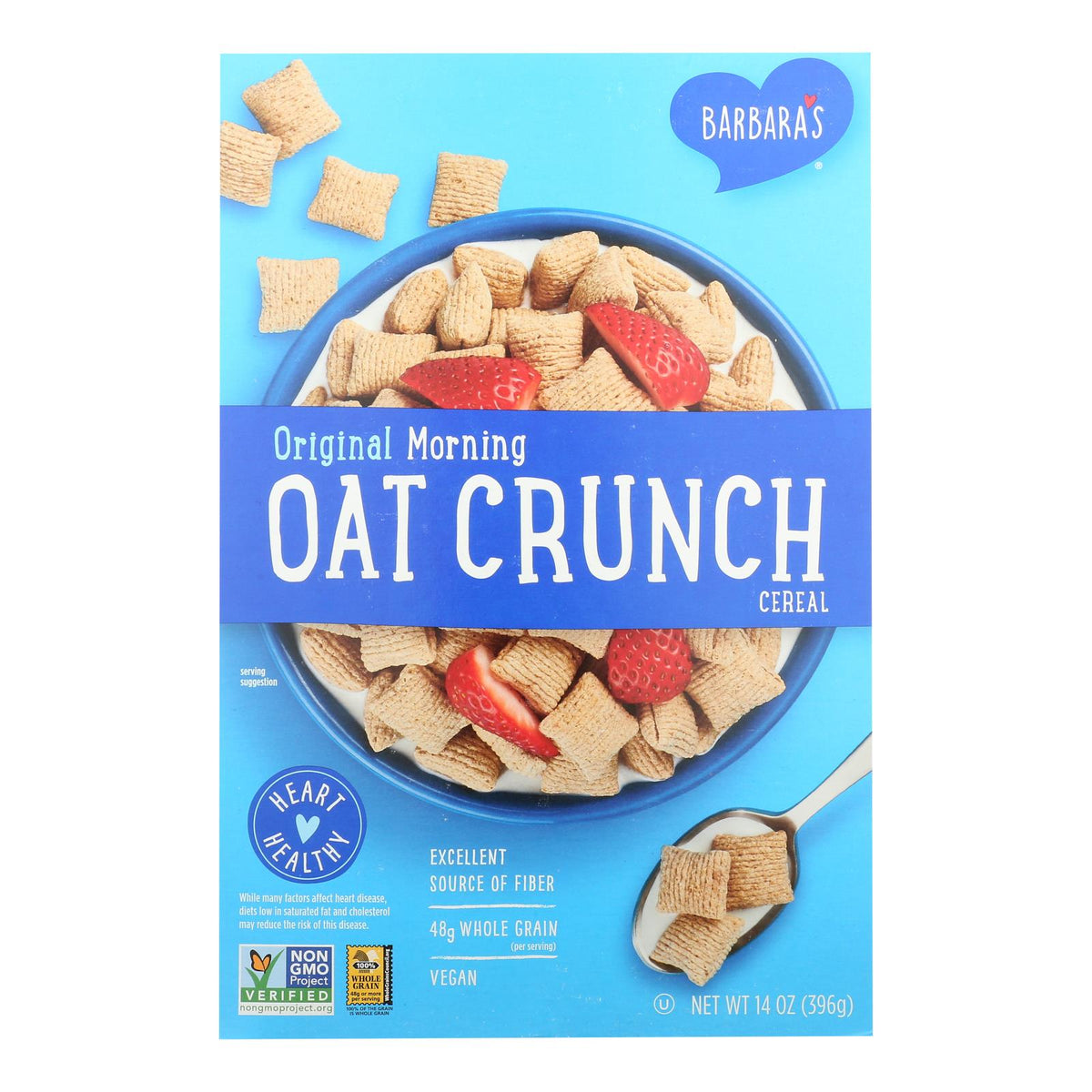 Barbara's Original Oat Crunch Cereal, 12 Pack, 14 oz Each