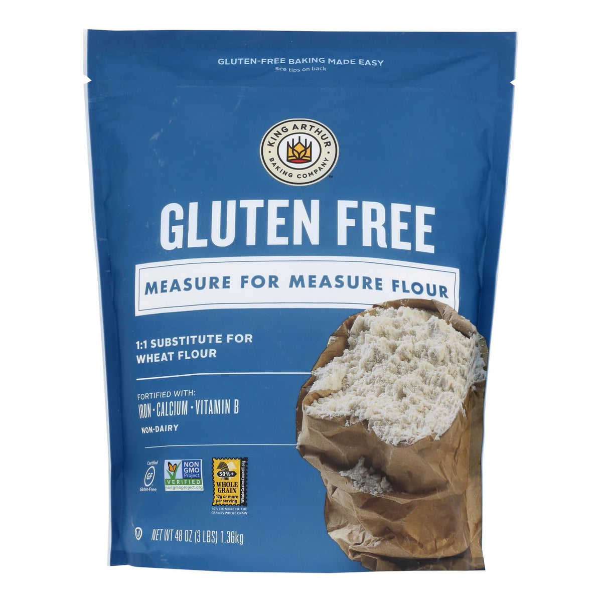 King Arthur Measure For Measure Flour - Case Of 4 - 3 Lb.