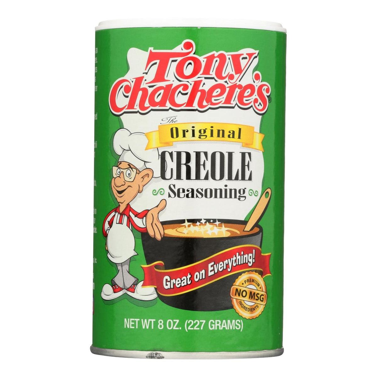 Tony Chachere's Seasoning - Creole - Case Of 6 - 8 Oz