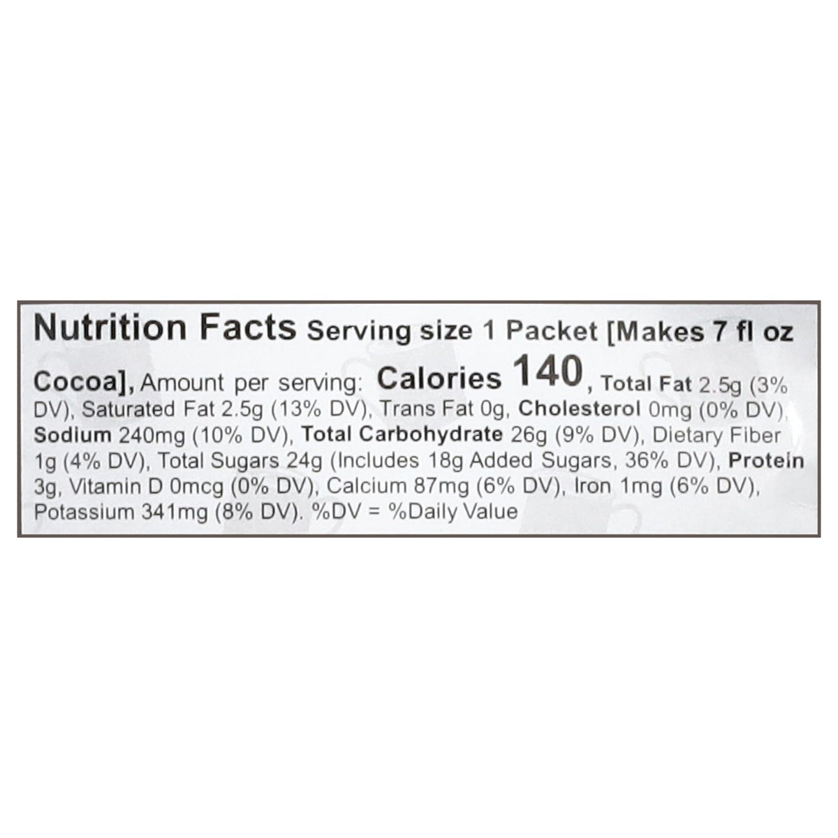 Cocoa Classics Choc Supreme Packets - Case of 12