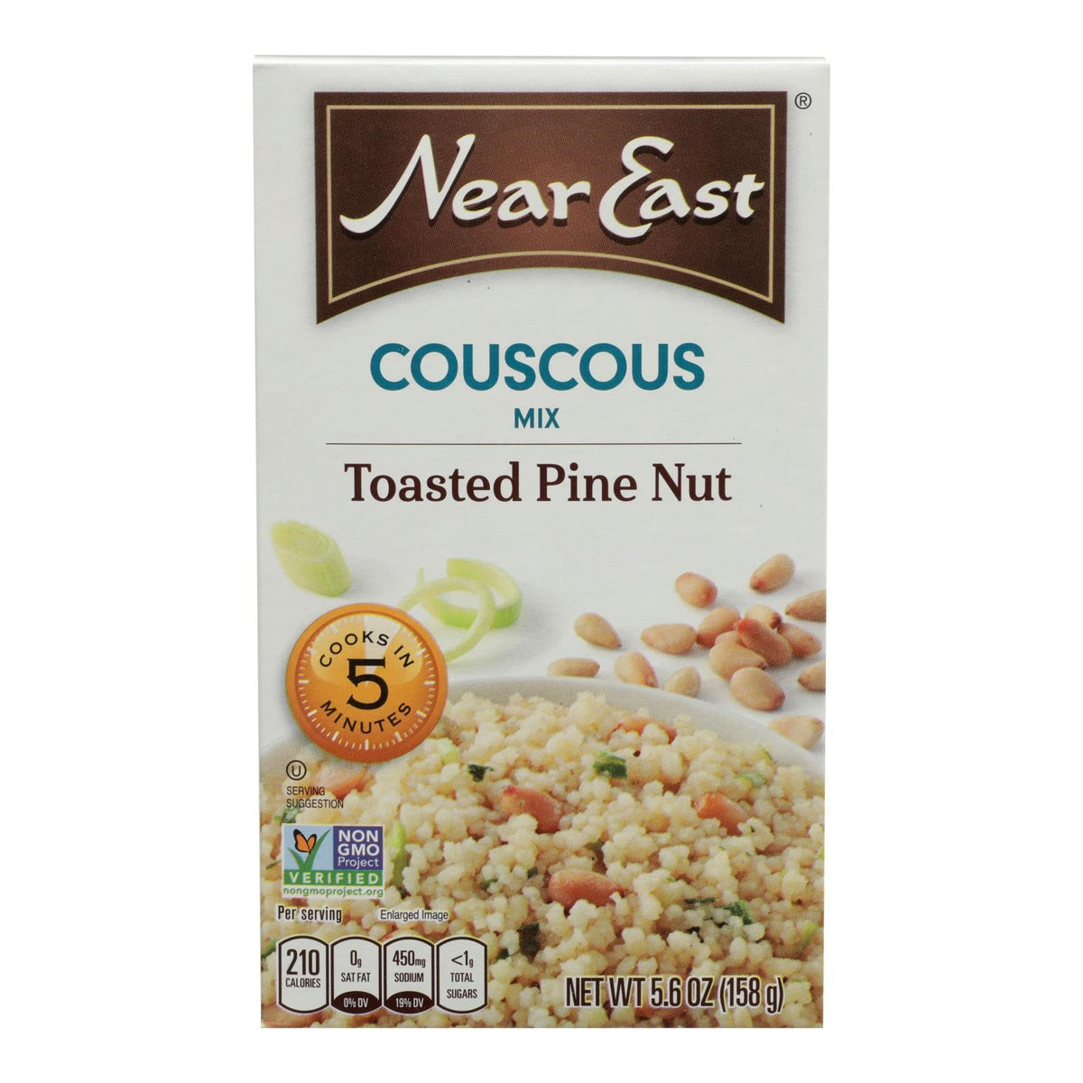 Near East Toasted Pine Nut Couscous, 12 Pack, 5.6 Oz
