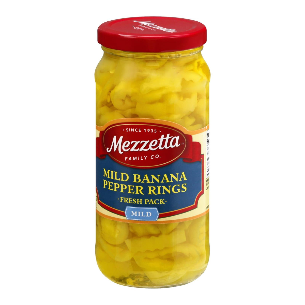 Mezzetta Mild Deli Sliced Pepper Rings, 6-Pack, 16 Fl Oz