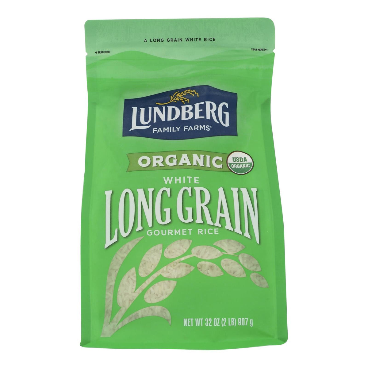 Lundberg Organic Long Grain White Rice, 6-Pack, 2 lb Each