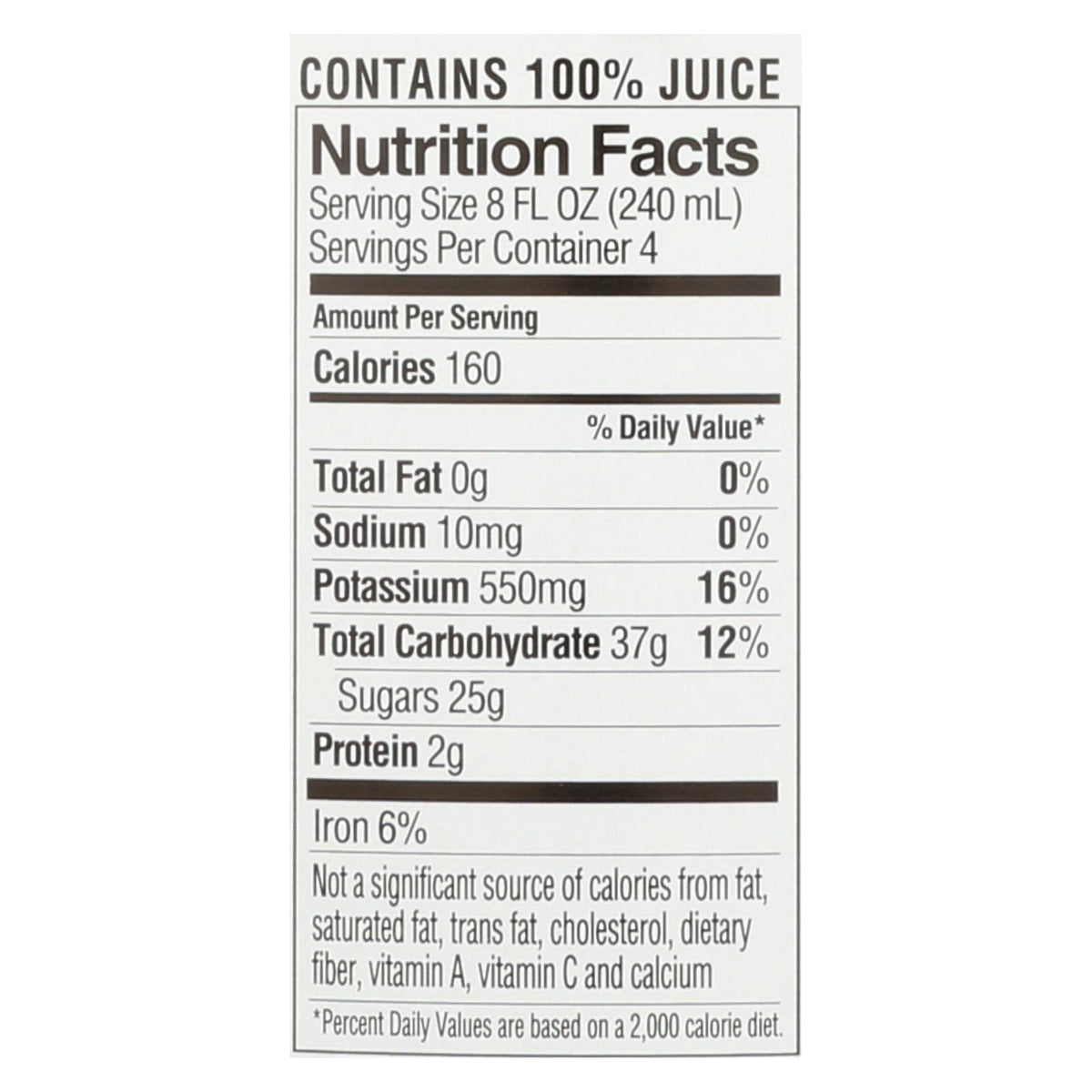 Rw Knudsen Just Black Cherry Juice - Case of 6 - 32 FZ