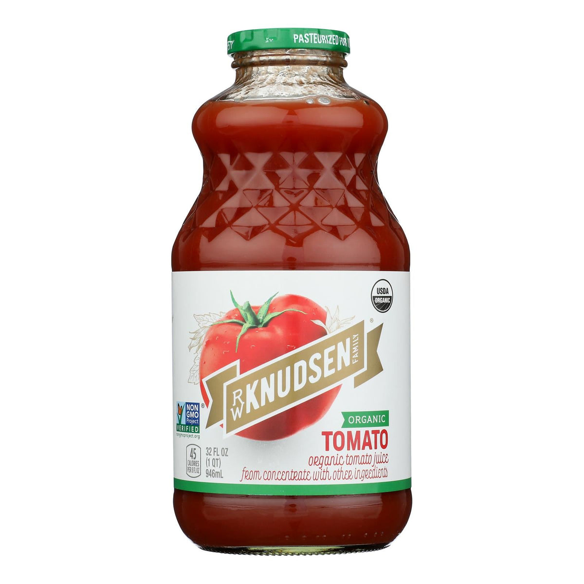 Rw Knudsen Organic Tomato Juice - Case of 6 - 32 FZ