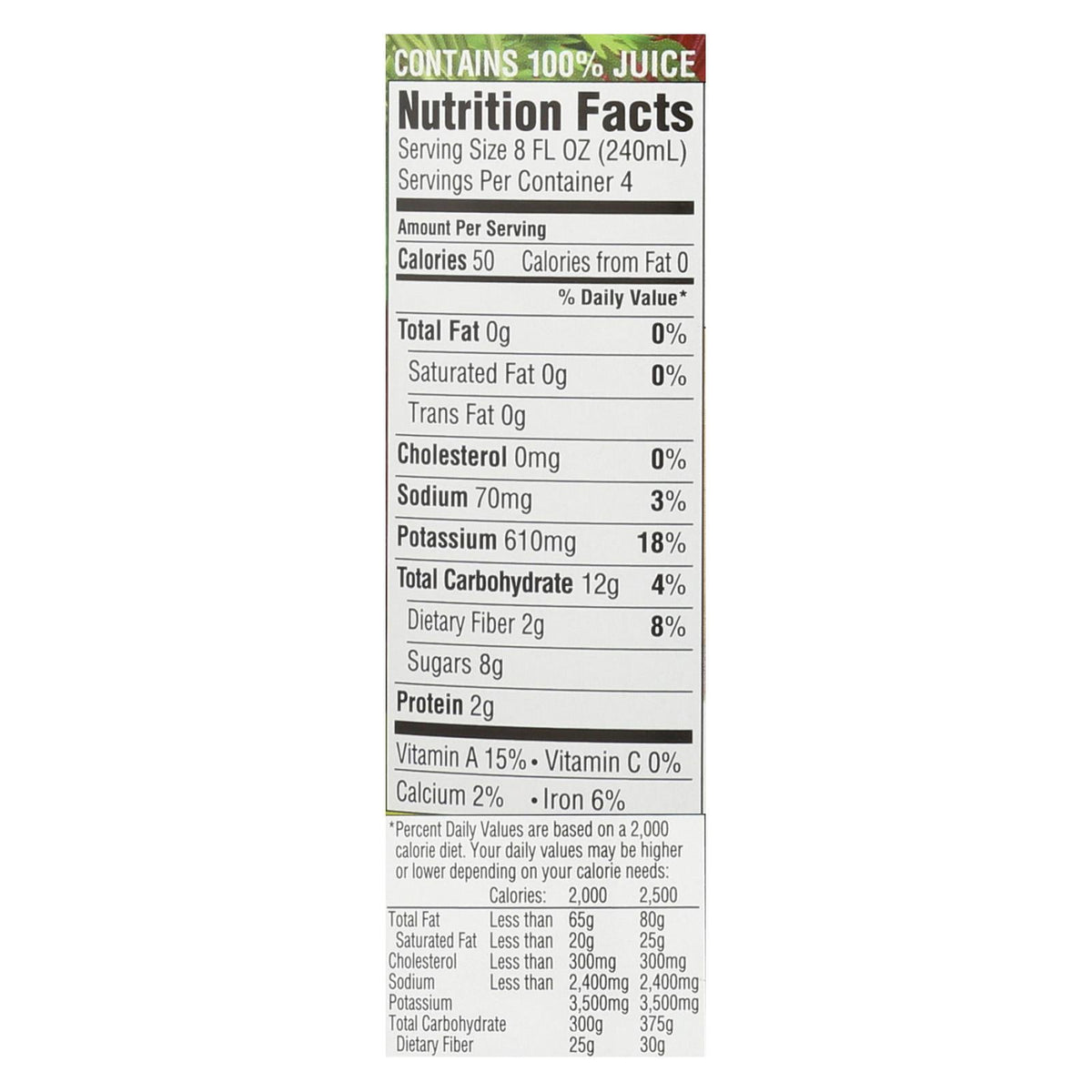 Rw Knudsen Very Veggie Organic Juice - Case of 6 - 32 FZ