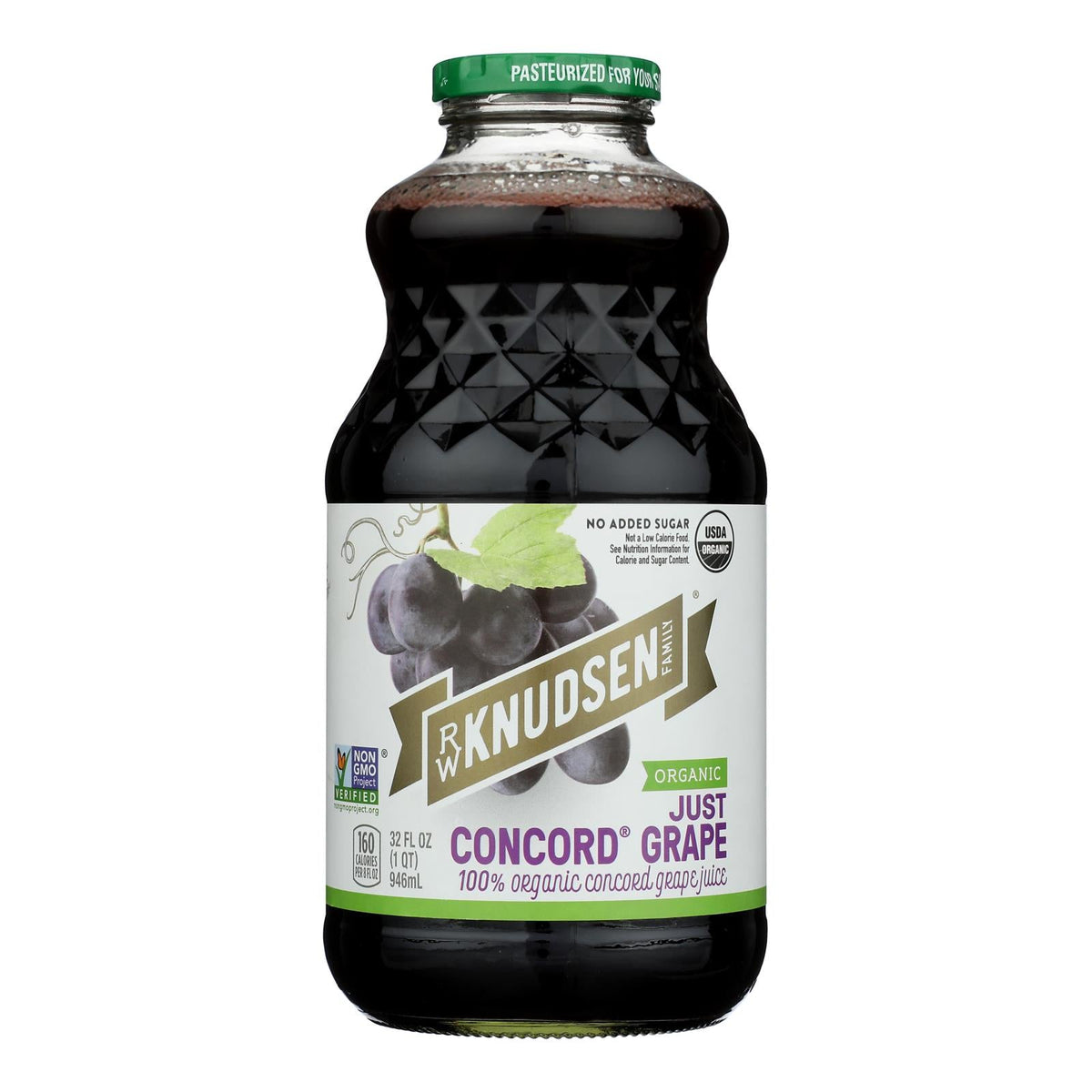 Rw Knudsen Organic Just Concord Juice - Case of 6 - 32 FZ