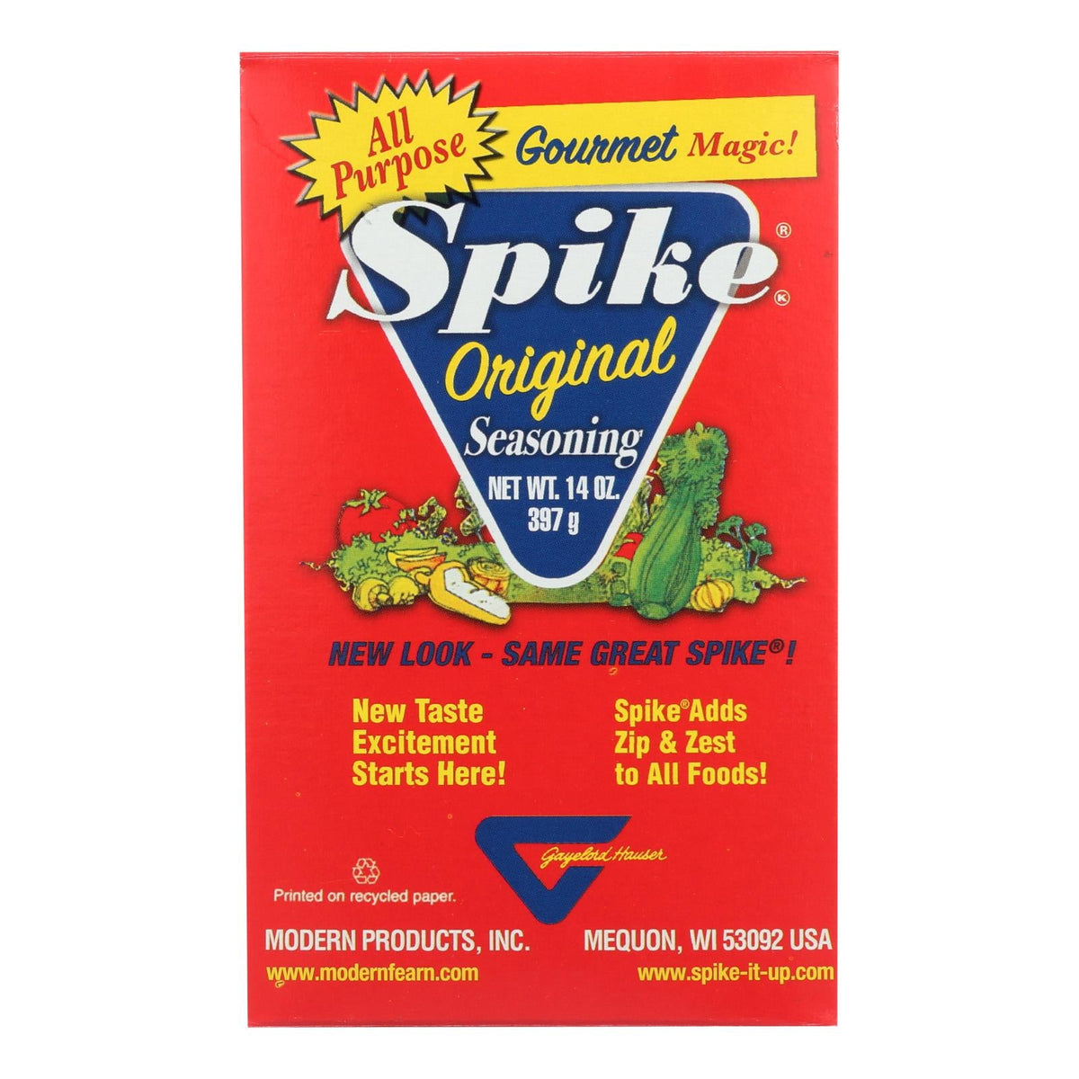 Spike Gourmet Natural Seasoning - Original Magic 14 Oz Box