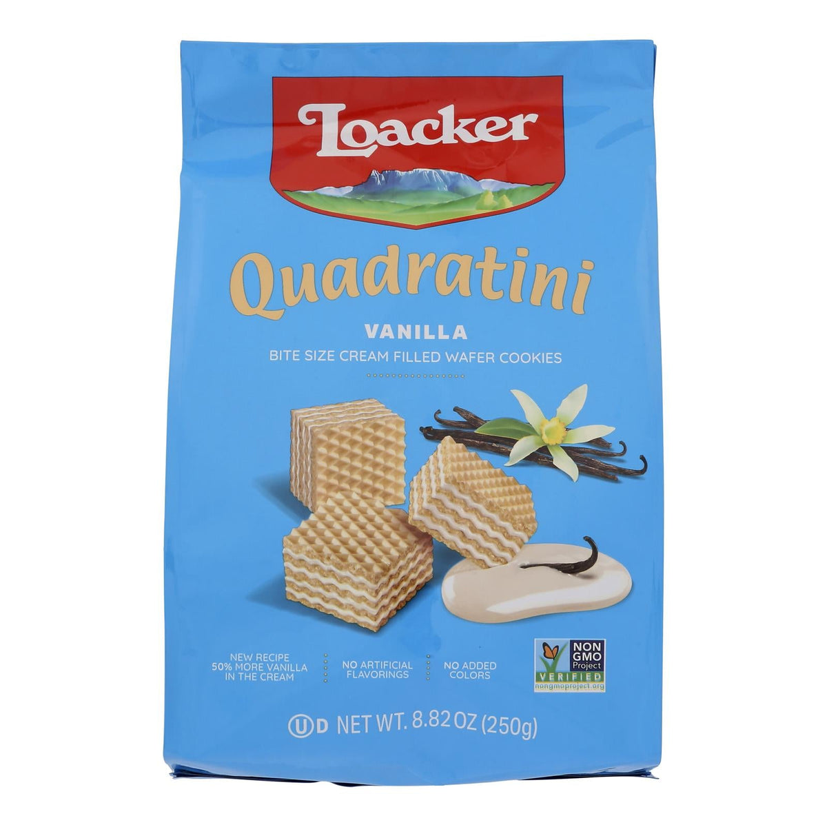 Loacker Quadratini Vanilla Wafers - 6 Pack, 8.82 Oz
