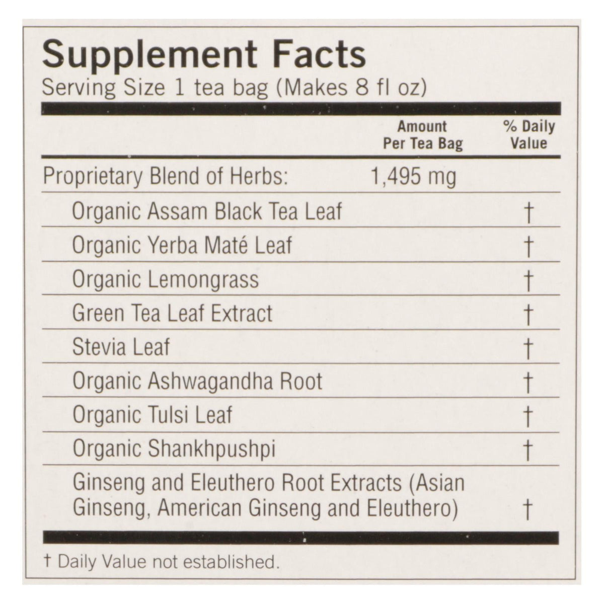 Yogi Sweet Tangerine Energy Herbal Tea, 16 Bags, Case of 6