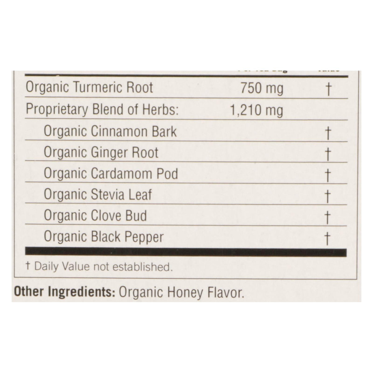 Yogi Organic Honey Chai Turmeric Tea, 6-Pack, 16 Bags