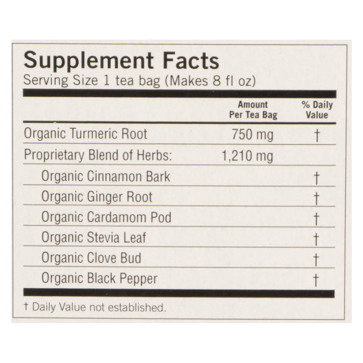 Yogi Organic Honey Chai Turmeric Tea, 6-Pack, 16 Bags