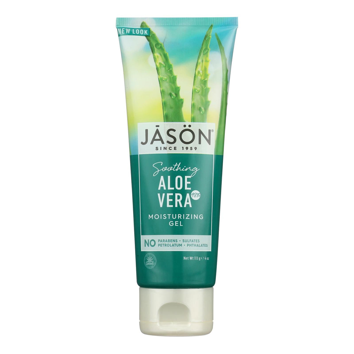 Jason Soothing 98% Aloe Vera Moisturizing Gel - 4 Oz