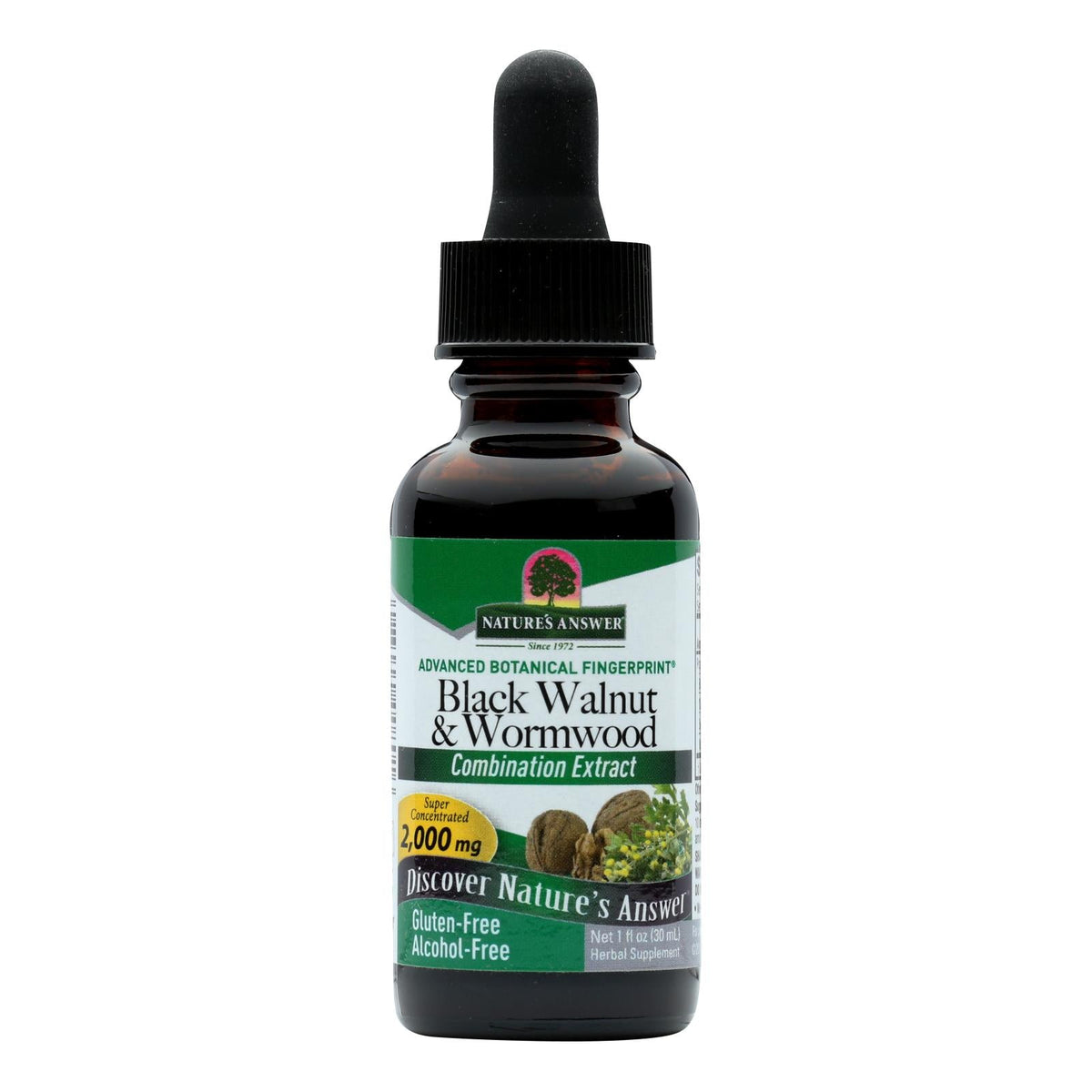 Black Walnut & Wormwood Complex, Alcohol-Free, 1 Fl Oz