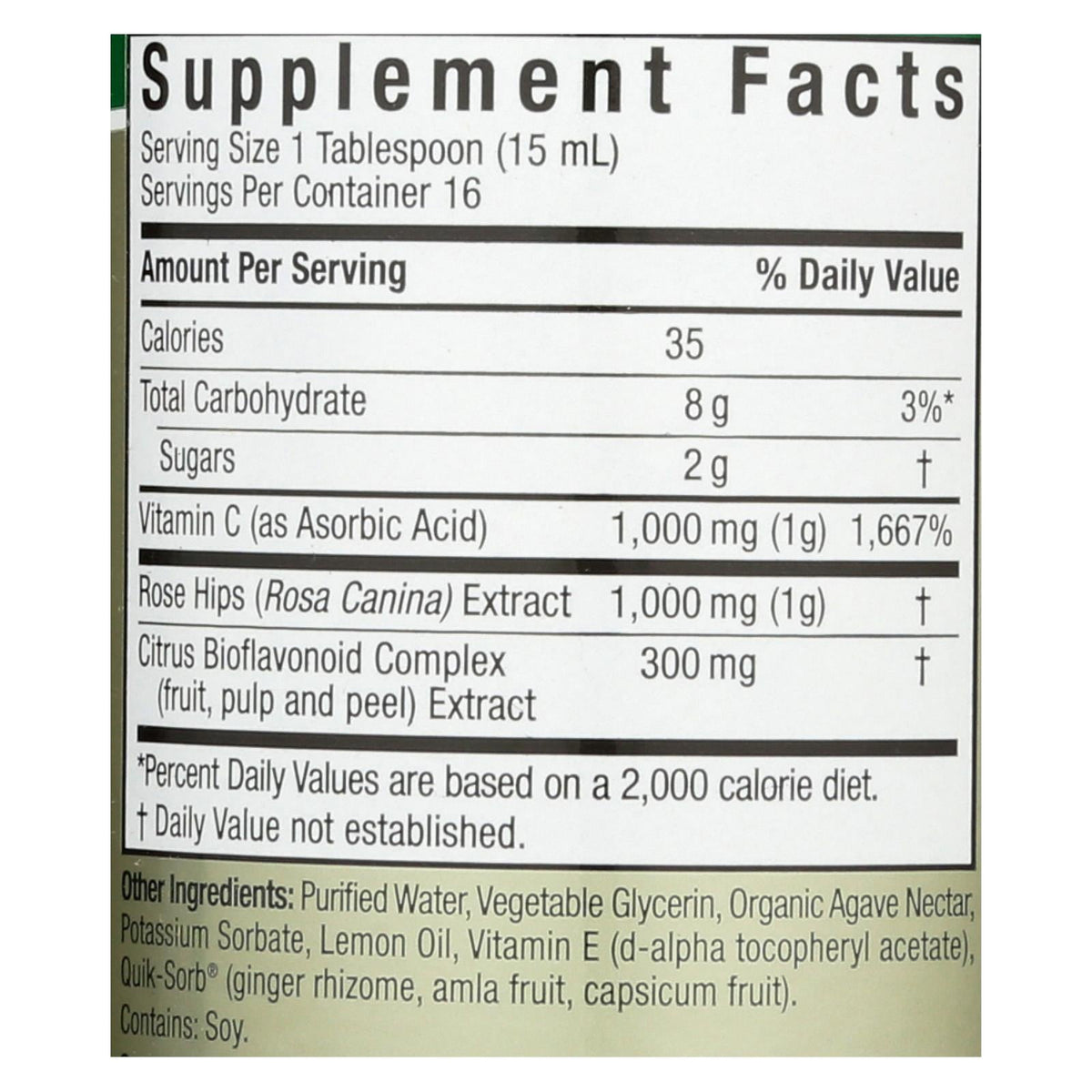 Nature's Answer - Liquid Vitamin C - 8 fl oz