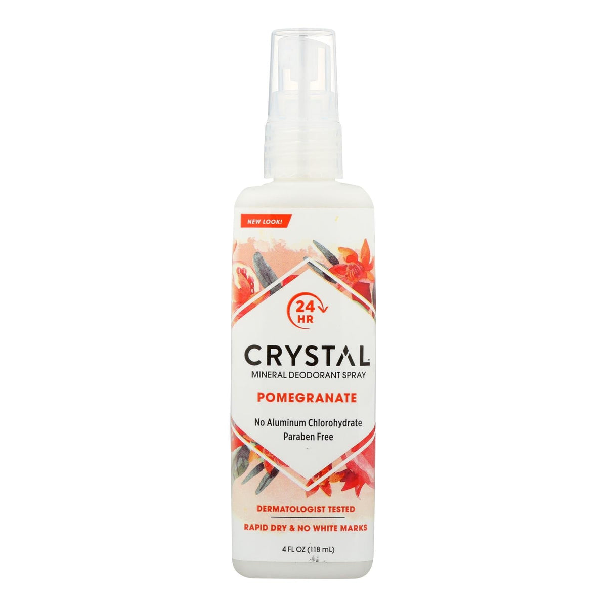 Crystal Pomegranate Mineral Deodorant Spray - 4 Fl Oz