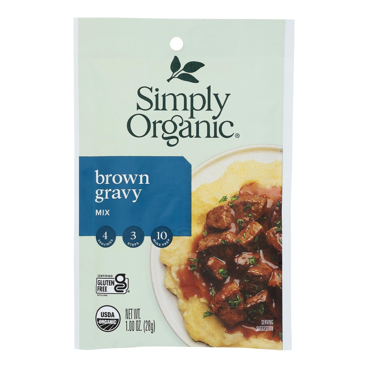 Simply Organic Veg Brown Gravy Mix - 12 Pack, 1 Oz Each