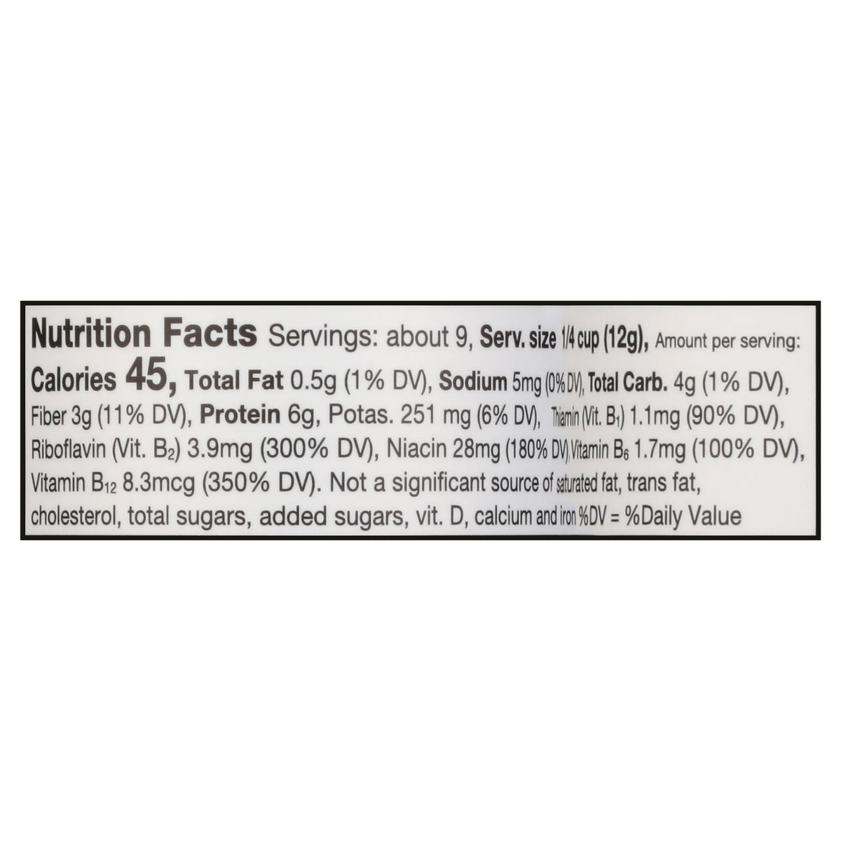 Frontier Nutritional Yeast - Premium 3.6 Oz
