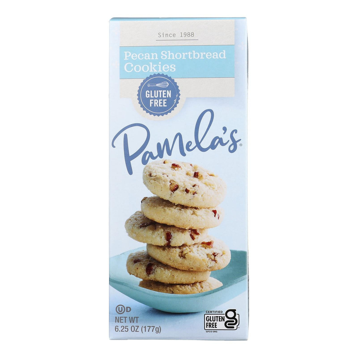 Pamela's Gluten-Free Pecan Shortbread Cookies, 6-Pack