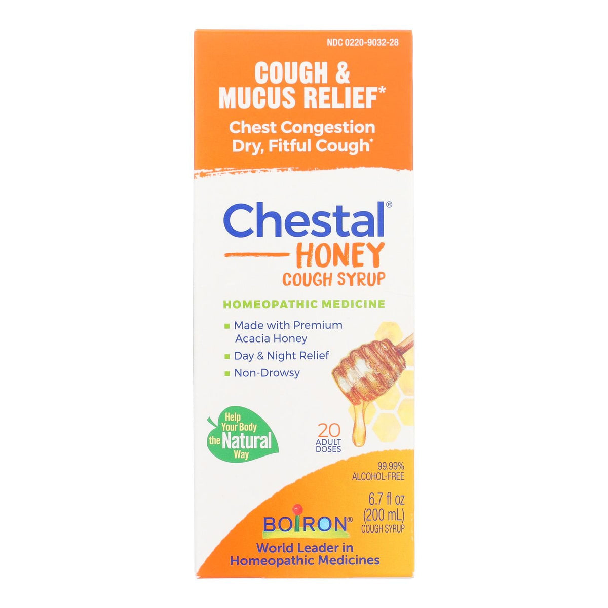 Boiron Chestal Honey Cough & Congestion Relief 6.7 Oz