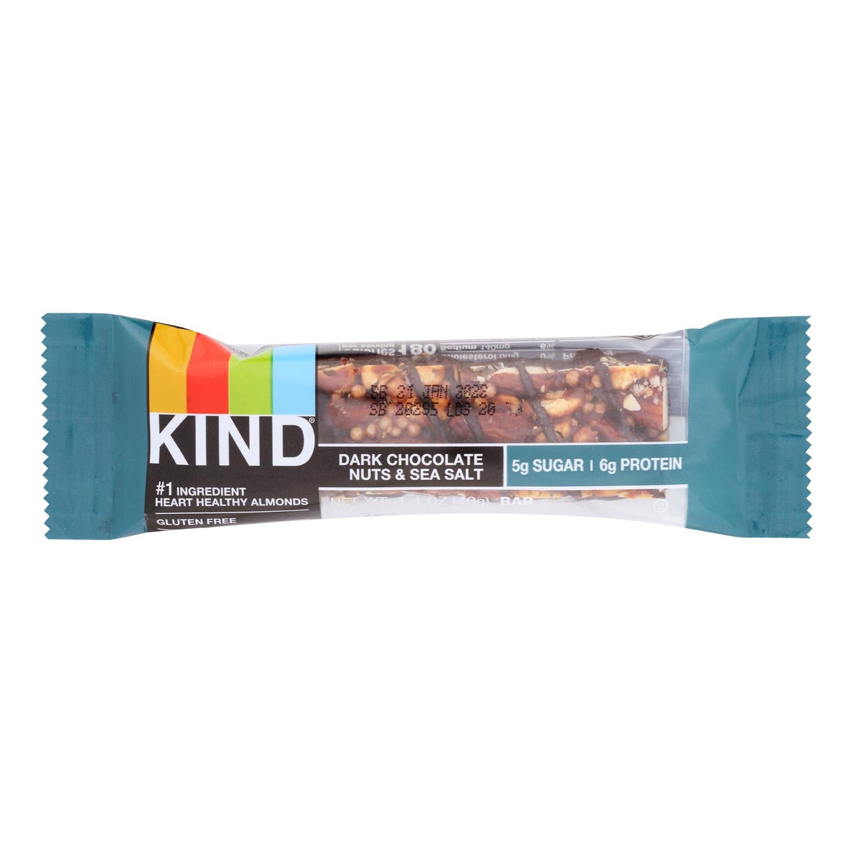 Kind Dark Chocolate Nut Bars, Sea Salt, 12-Pack, 1.4 oz