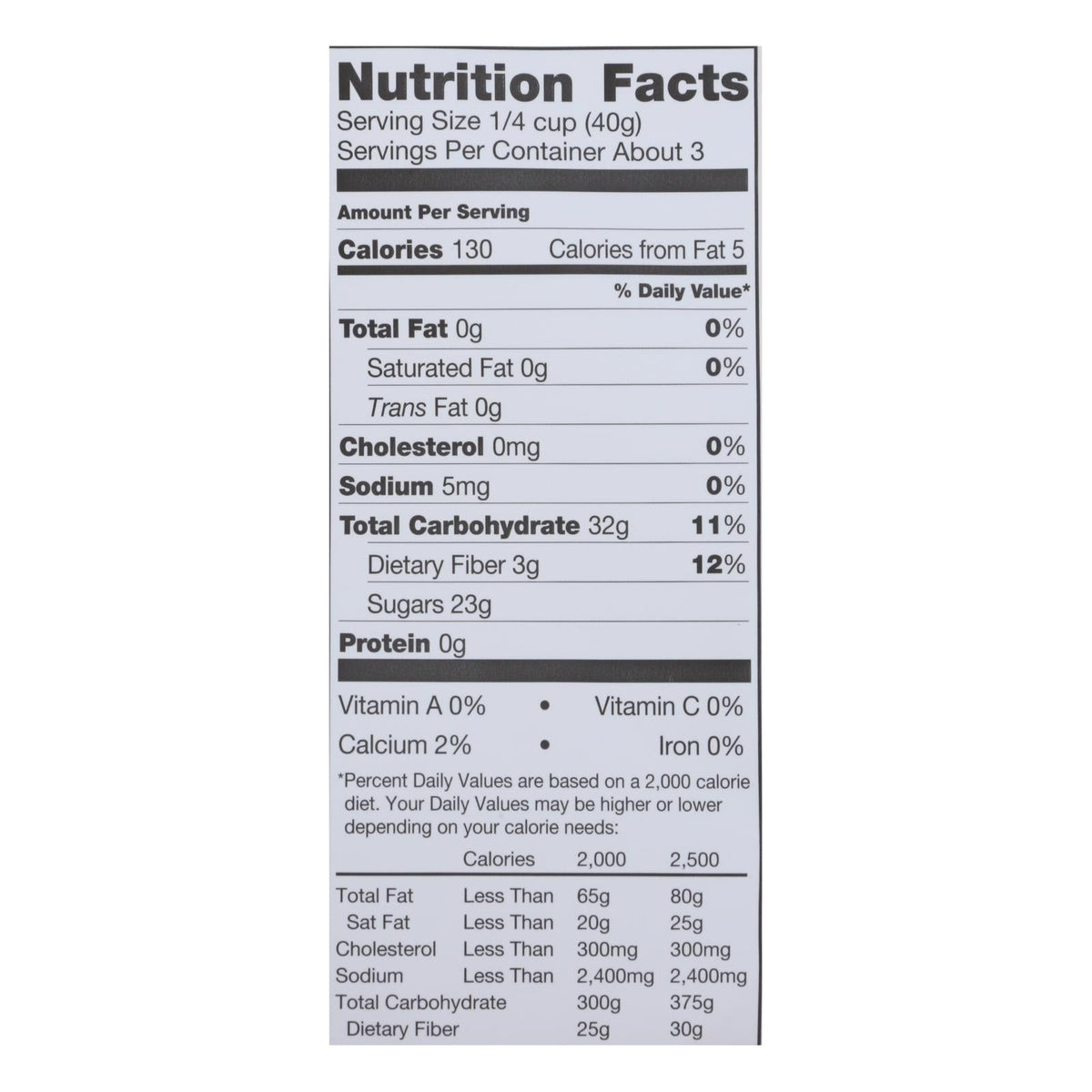 Patience Fruit Co Dried Whole Cranberries, 8-Pack, 4oz Each