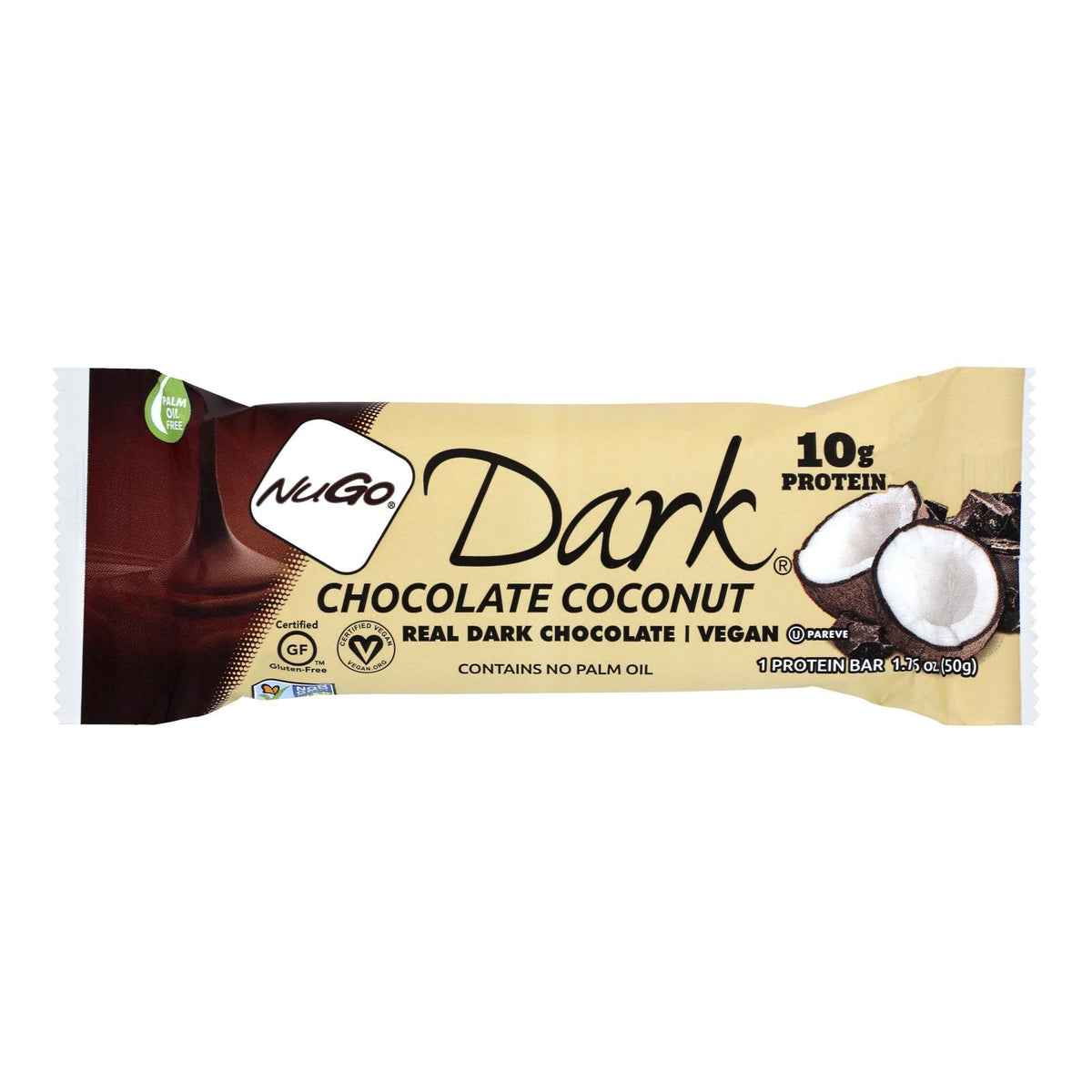 Nugo Nutrition Bar - Dark Chocolate Coconut - 1.76 oz