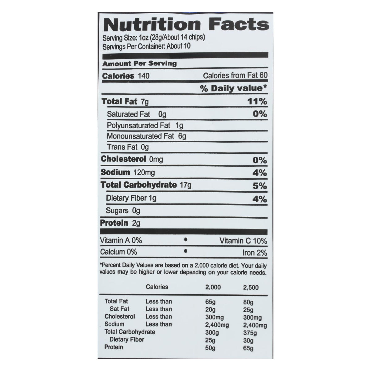 Boulder Canyon Avocado Oil Sea Salt Chips, 12 Pack, 10oz