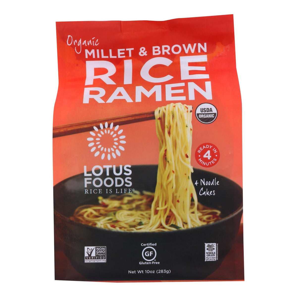 Organic Millet & Brown Rice Ramen, 10 Oz, 6-Pack