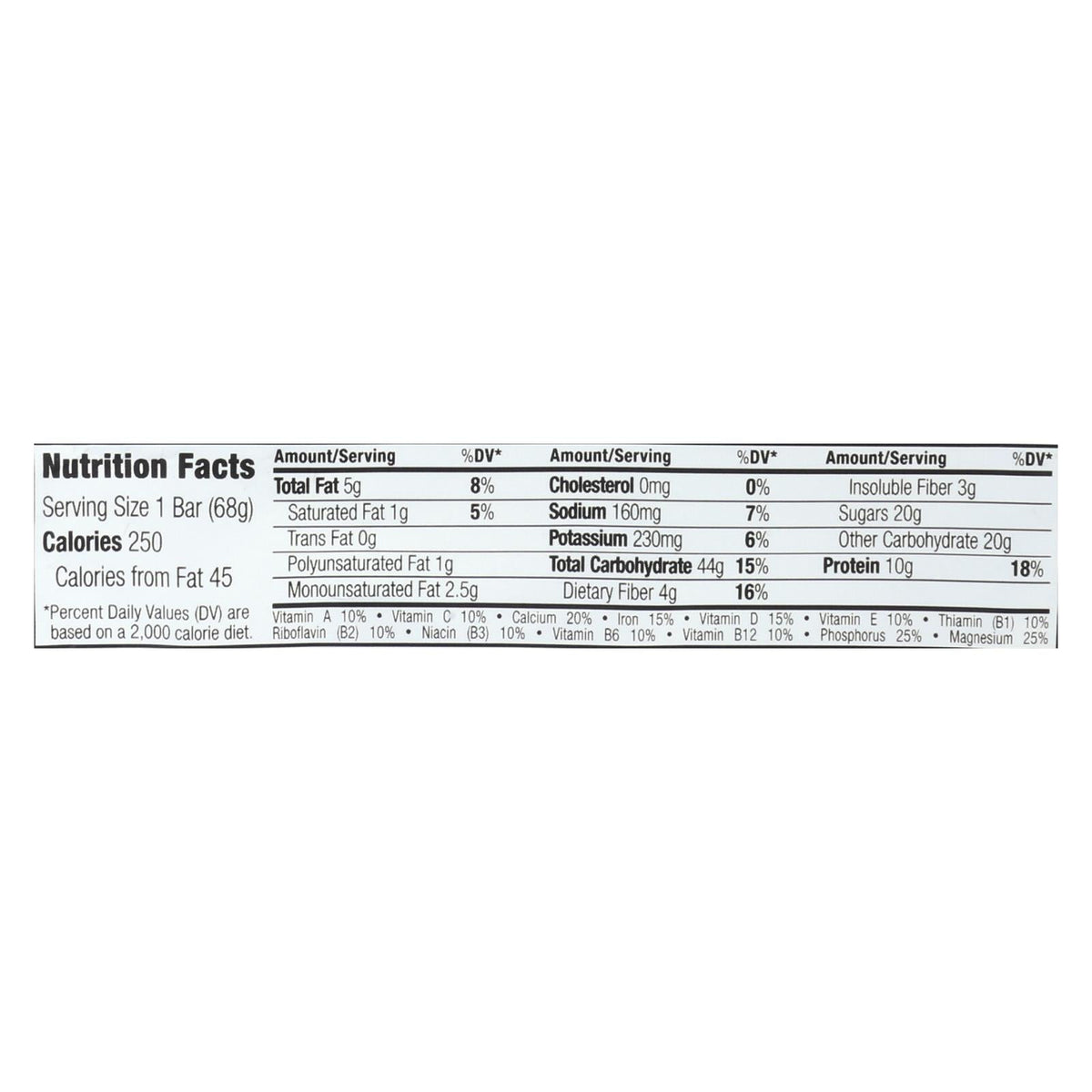 Clif Bar - Organic Cool Mint Chocolate - Case of 12 - 2.4 oz