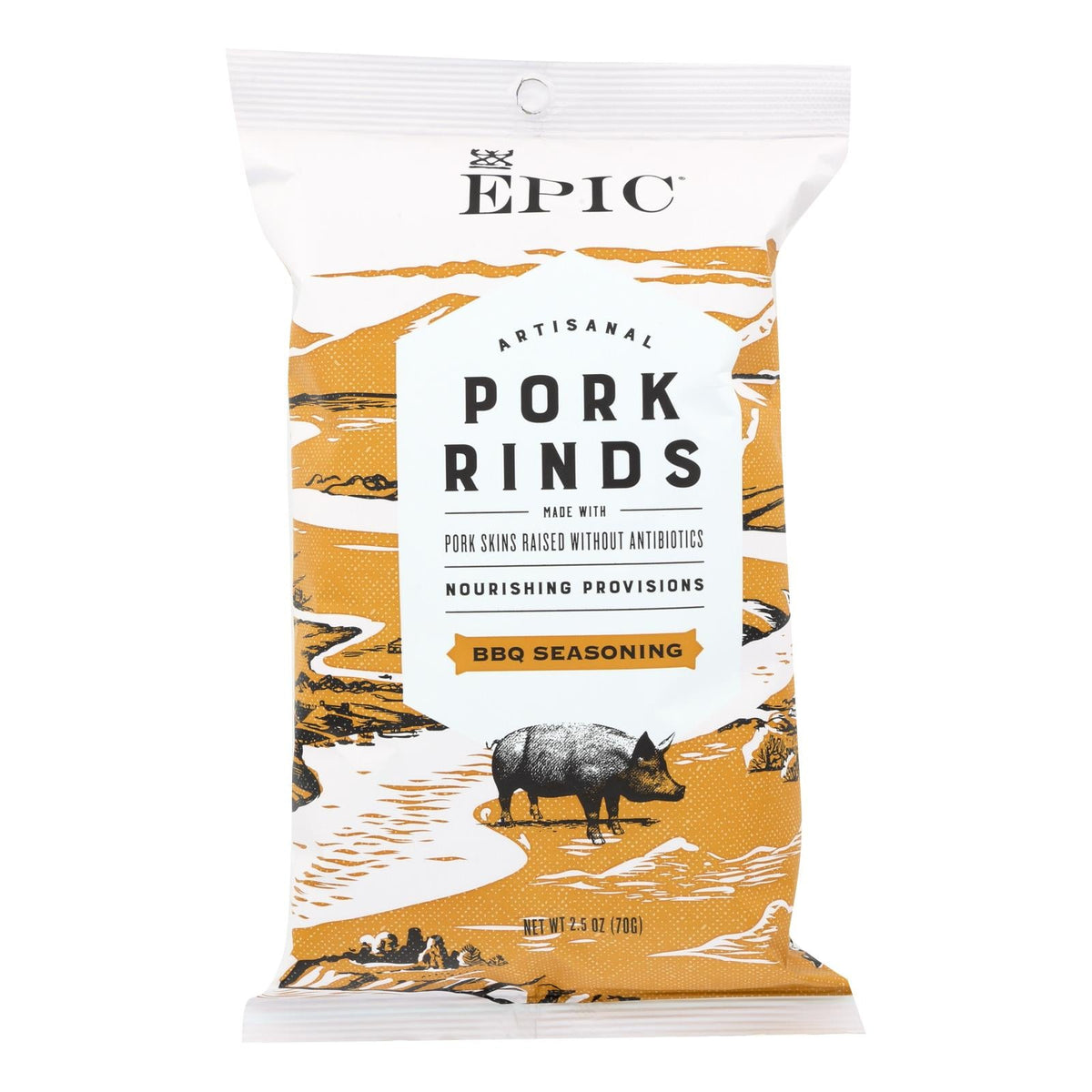 Epic Texas BBQ Pork Rinds, 12-Pack (2.5 oz each)