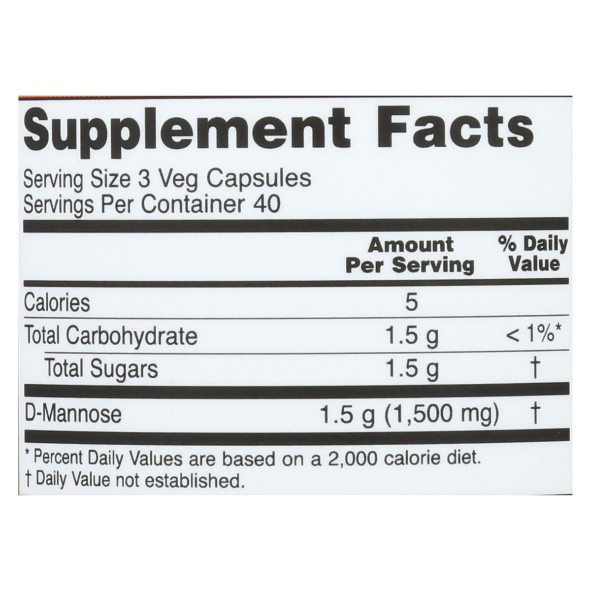 Now D-mannose Powder 500 Mg - 1 Each - 120 Cap